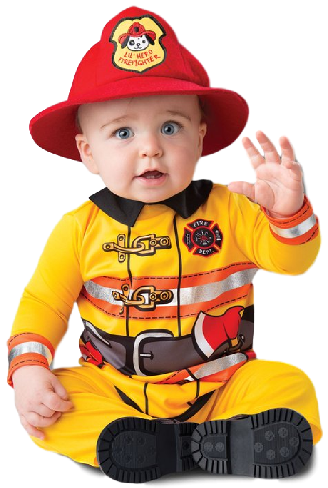 baby firefighter outfit